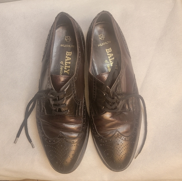 Bally Oxford men black shoes Size 8.5 main image 6